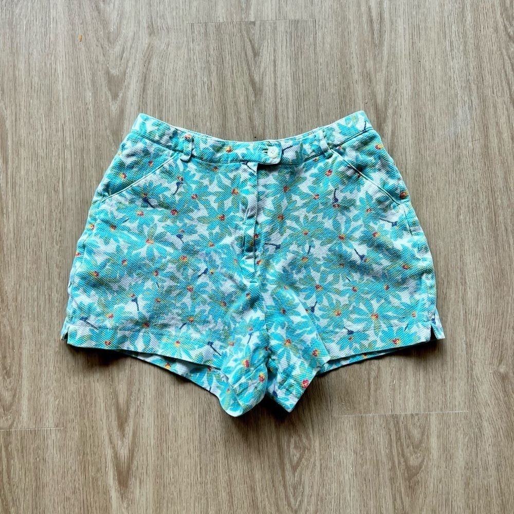 Vintage Fast Pace High Rise Floral Shorts